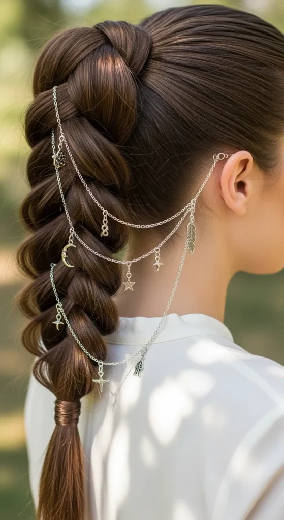 Braided Ponytail Chain