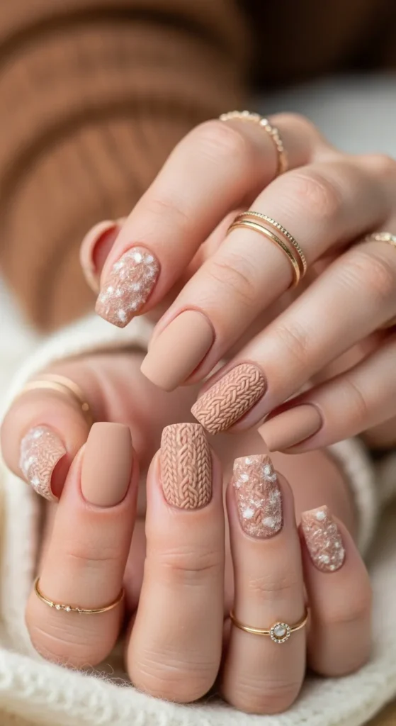 Cozy Cashmere” Nails