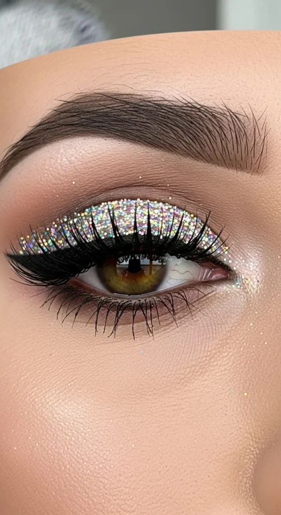 Glitter Cut Crease Eyeliner