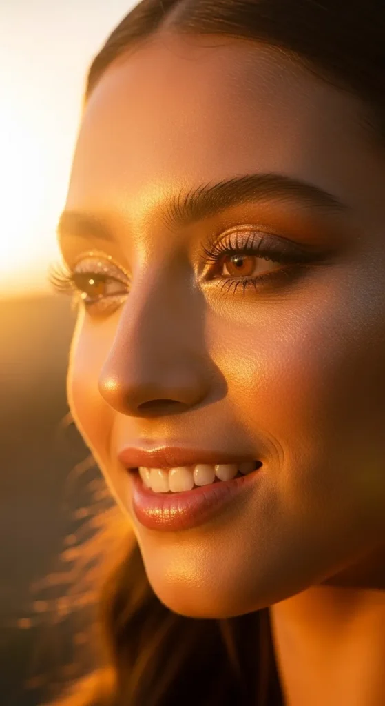 “Golden Hour” Eyes & Cheeks