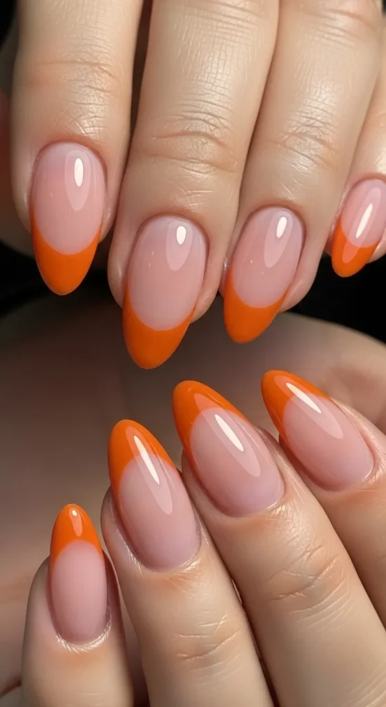 Pumpkin-Orange French Twist