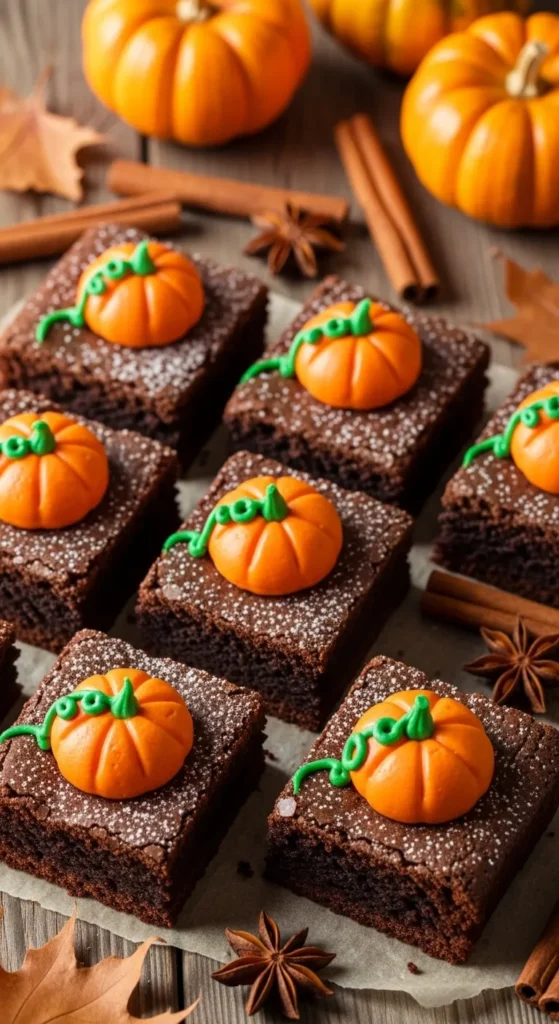Pumpkin Patch Brownies