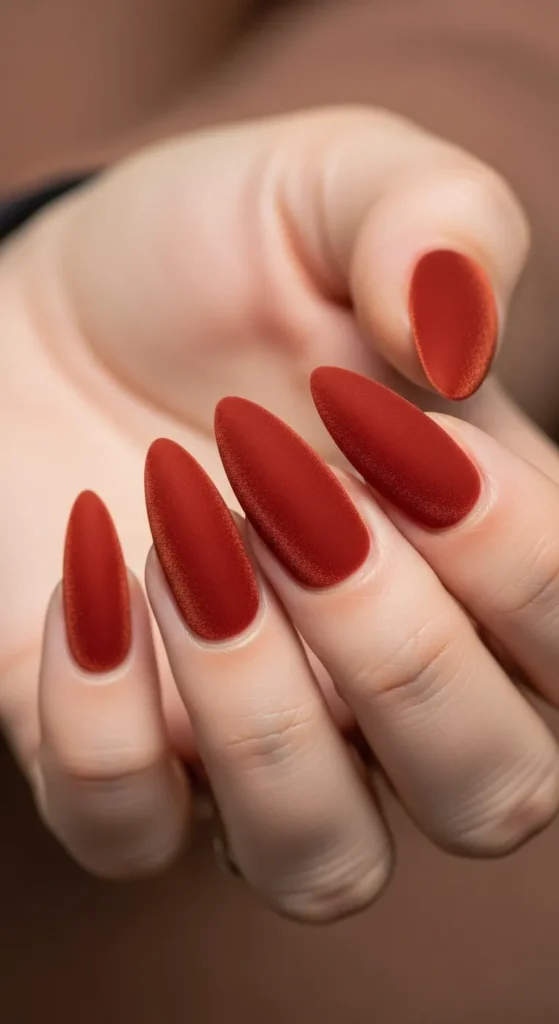 “Rust Velvet” Nails