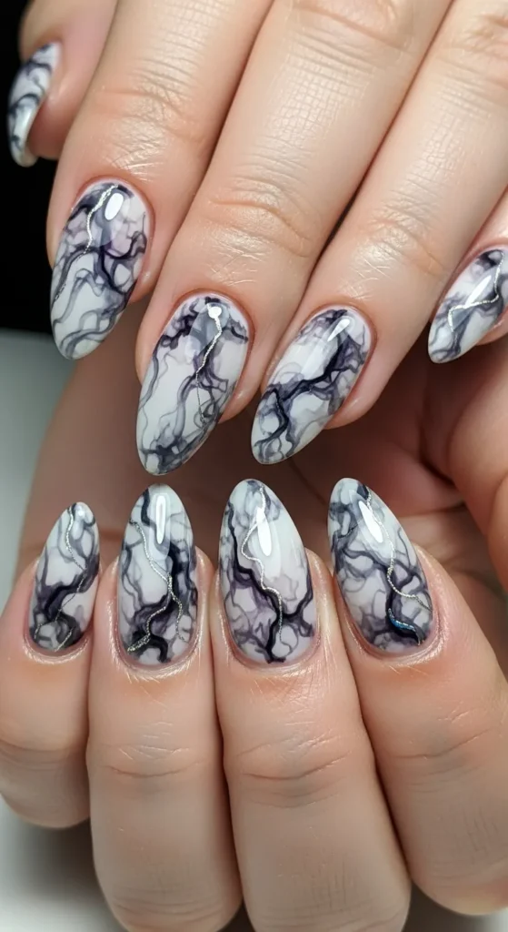 Smoky Marble Veins