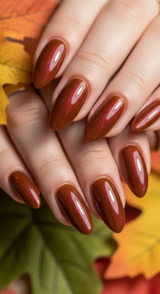 Toasted Chestnut” Nails