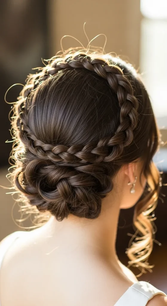 Twisted Halo Updo