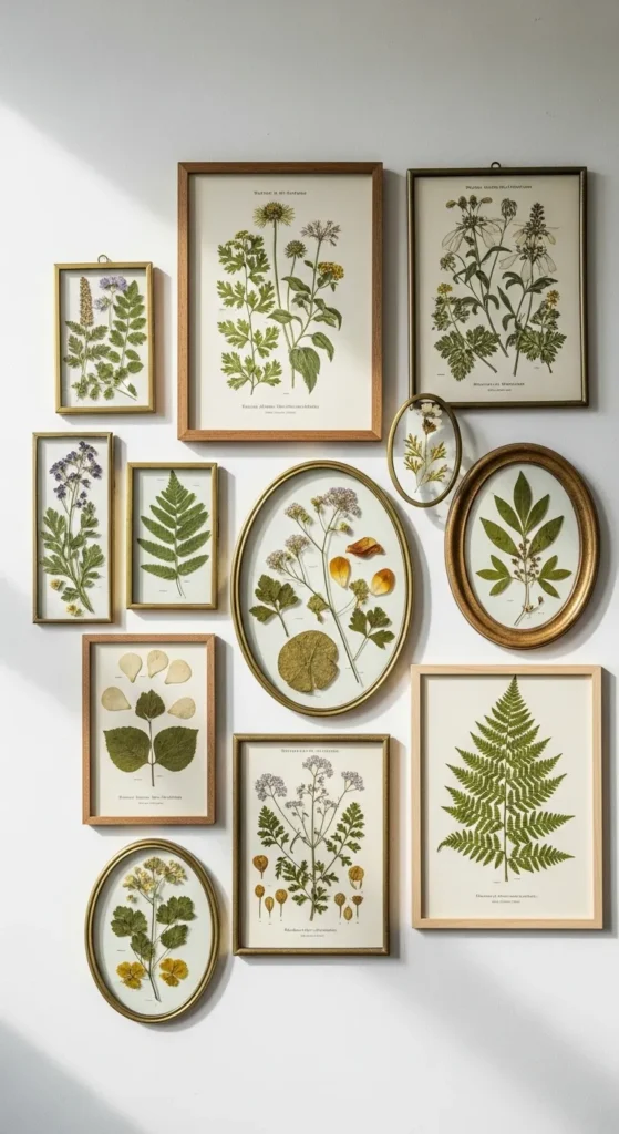 Botanical Prints & Pressed Frames