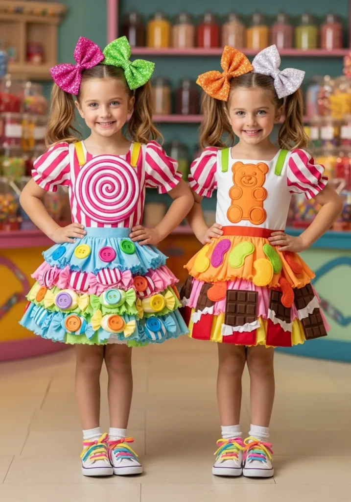 Candy-Themed Twins