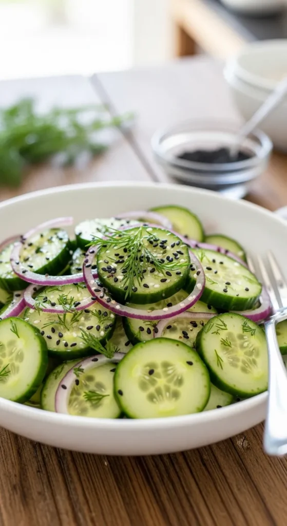 Crisp Cucumber Salad