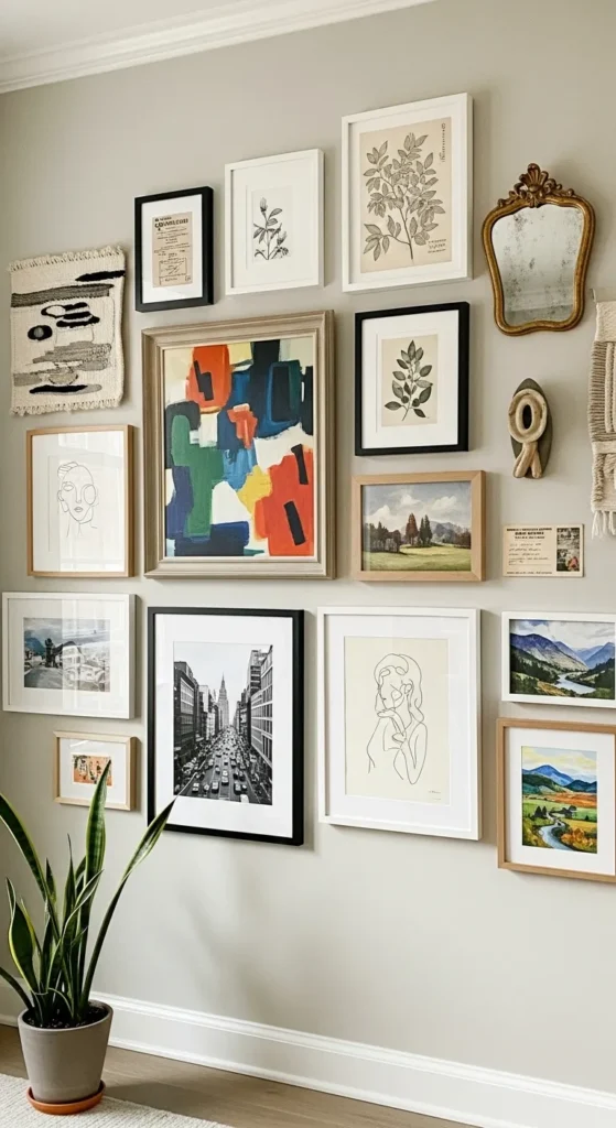 Gallery Wall, But Curated
