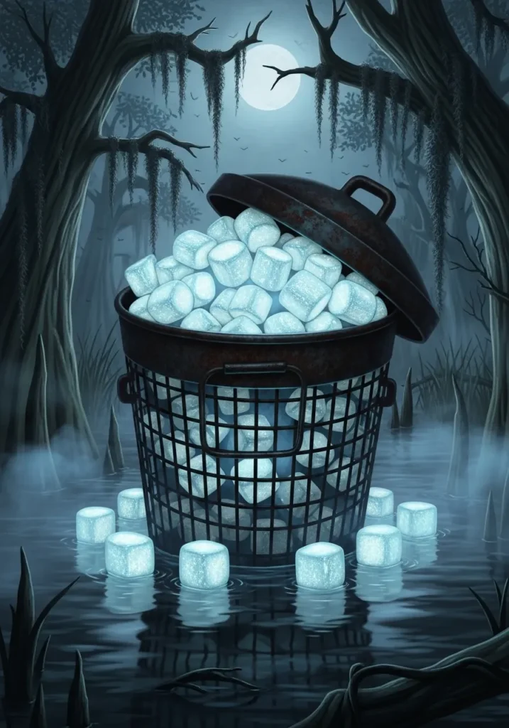 Ghostly Marshmallow Bin