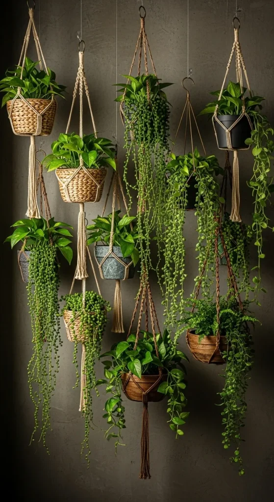Hanging Planters for Drama