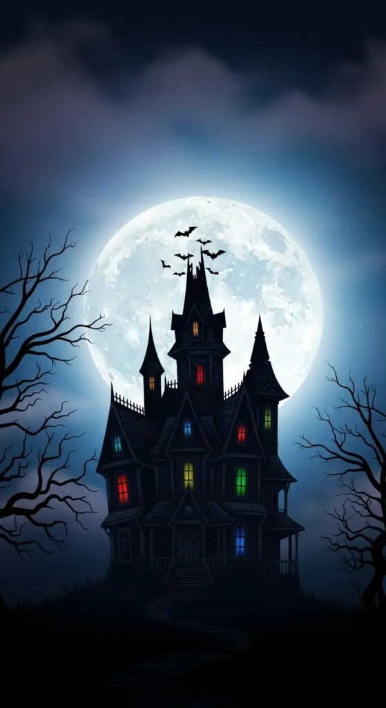 Haunted House Silhouette