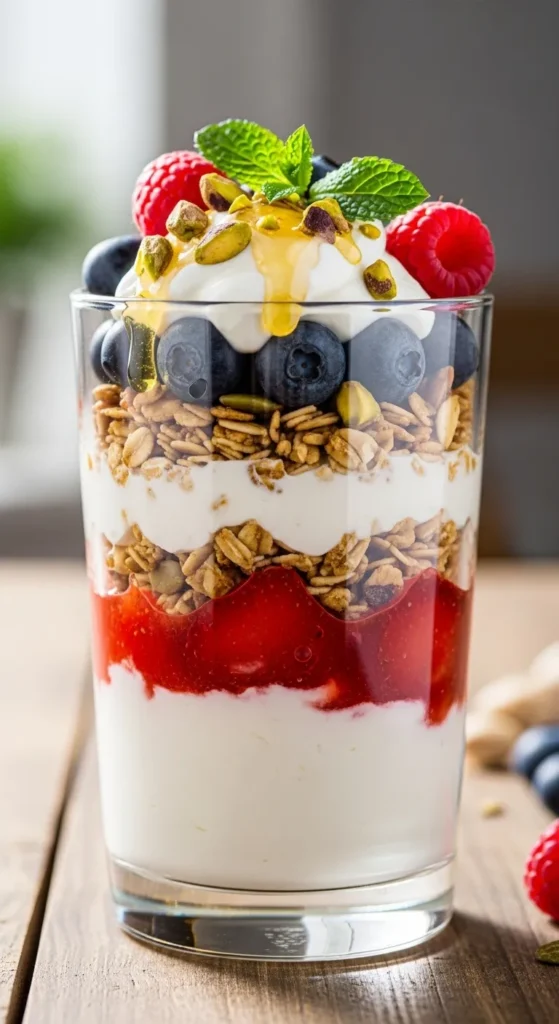 Layered Greek Yogurt Parfait