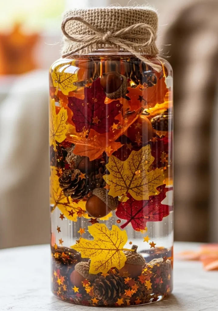 Make a Fall-Themed Sensory Bottle
