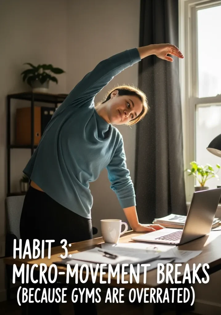 Micro-Movement Breaks (Because Gyms Are Overrated)