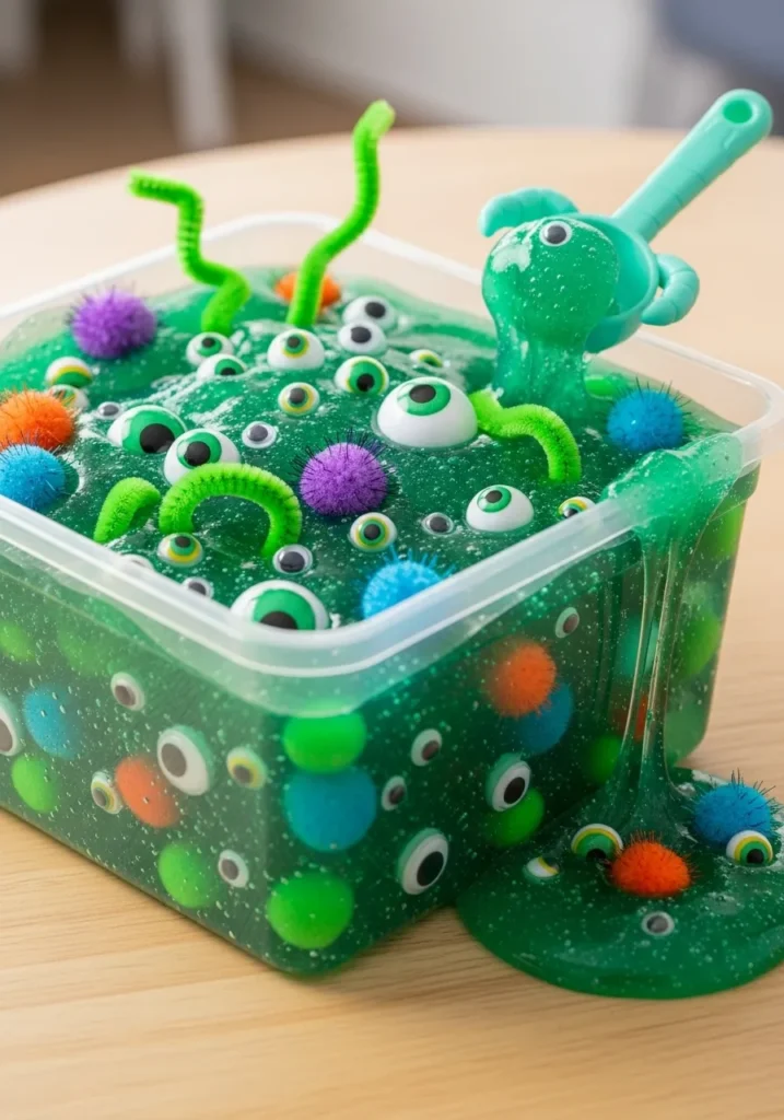 Monster Slime Sensory Bin