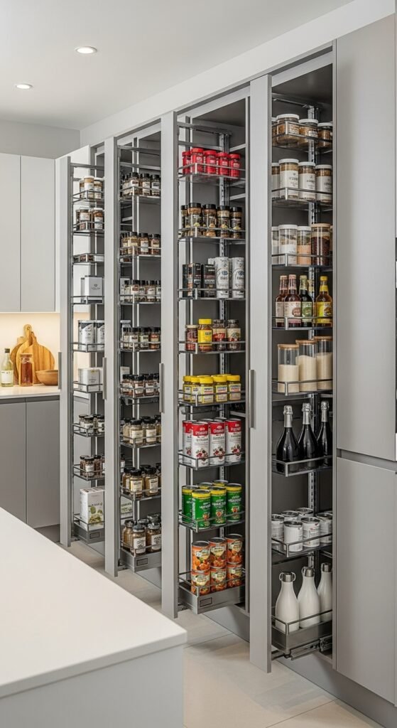 Pull-Out Pantry Towers (Skinny but Mighty)