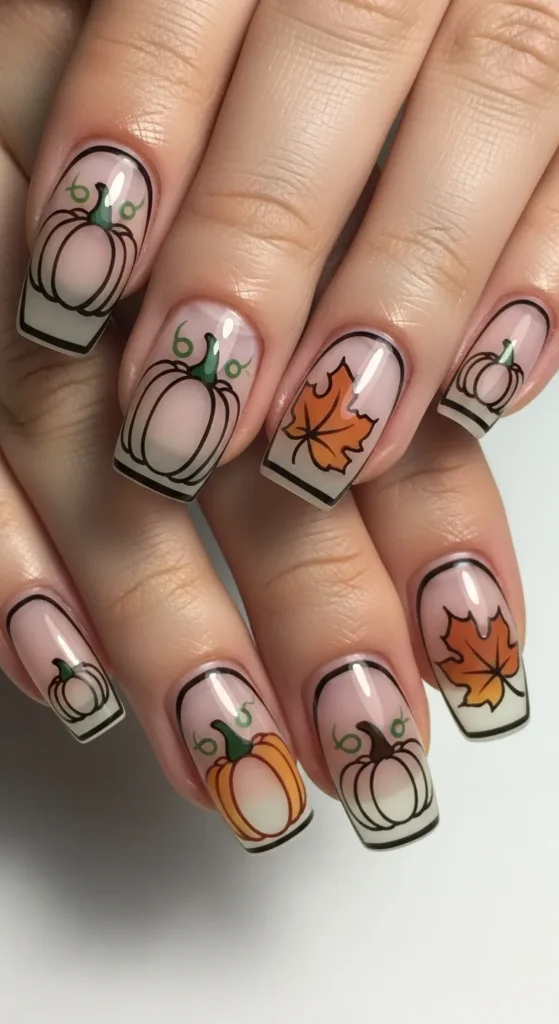 Pumpkin Patch Negative Space