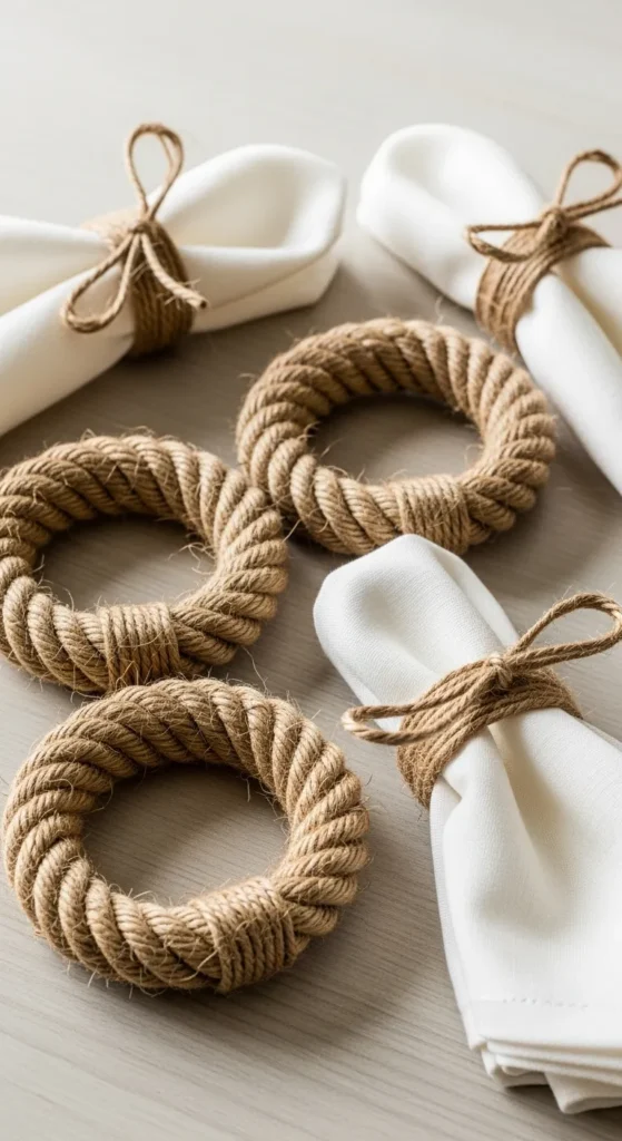Rope Napkin Rings