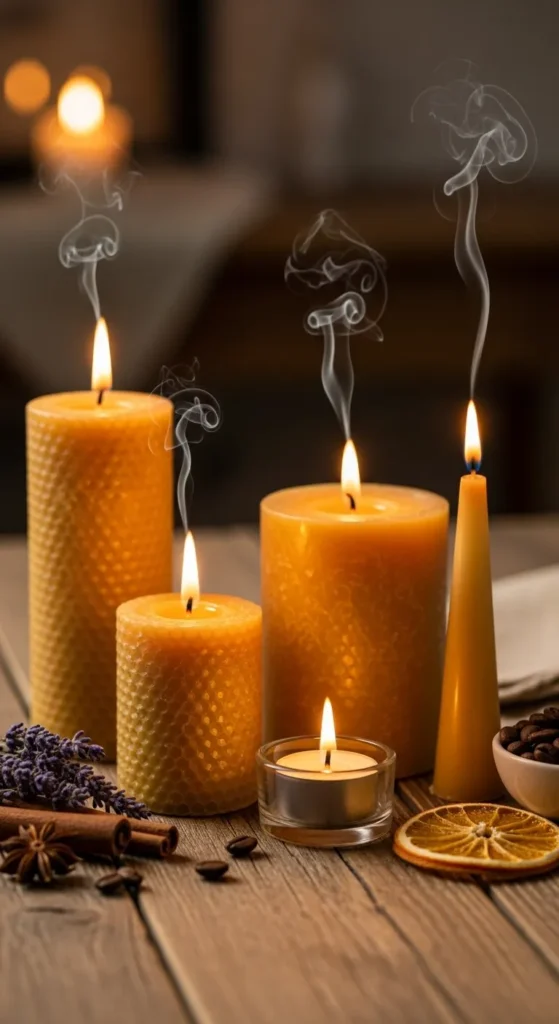 Scented Beeswax Candles
