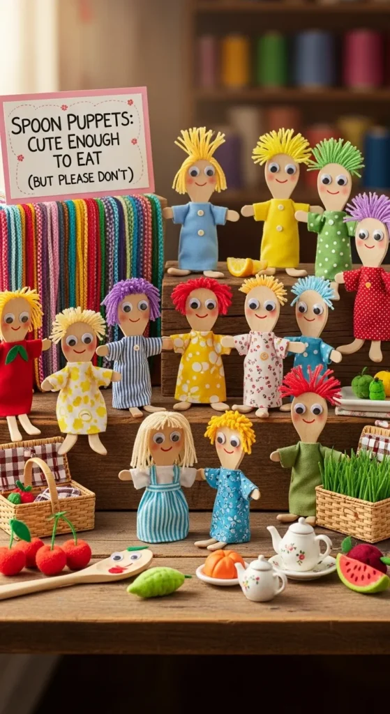 Spoon Puppets Cute Enough to Eat (But Please Don’t)