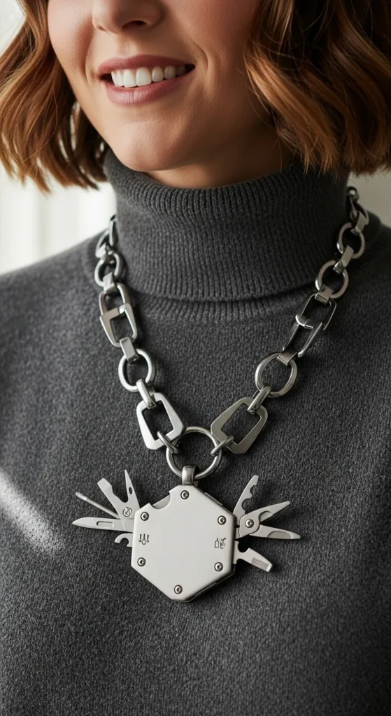 . Statement Pendant (But Make It Practical)