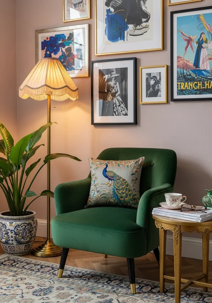 Style a “Rich Auntie” Corner