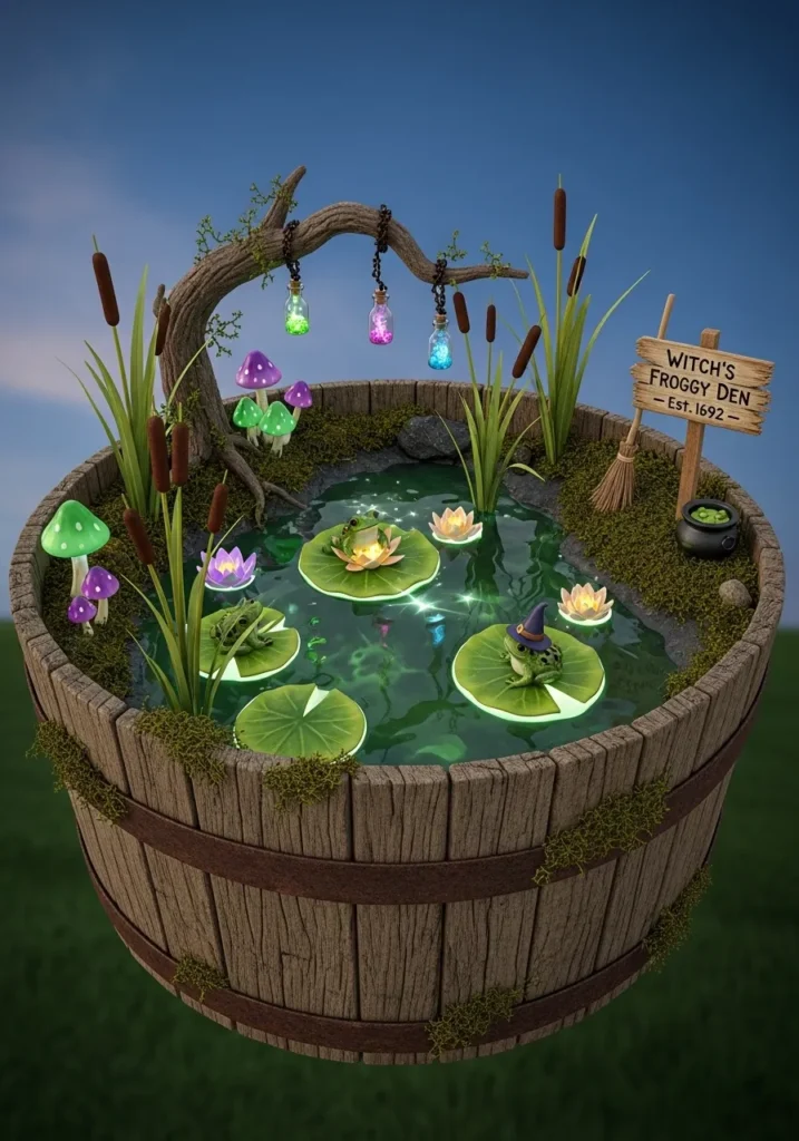 Witch’s Frog Pond Bin