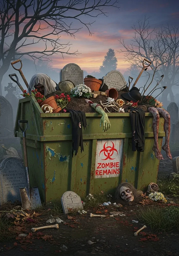 Zombie Graveyard Bin