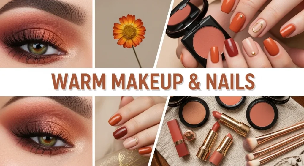 Warm Makeup & Nails