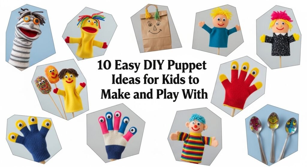 10 Easy DIY Puppet Ideas for Kids to Make and Play With