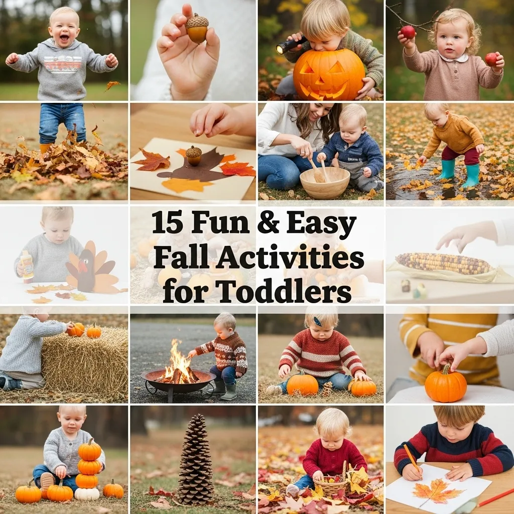 15 Fun & Easy Fall Activities for Toddlers