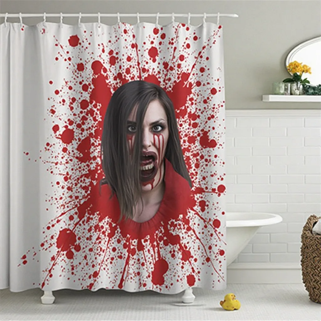 Bloody Shower Curtain